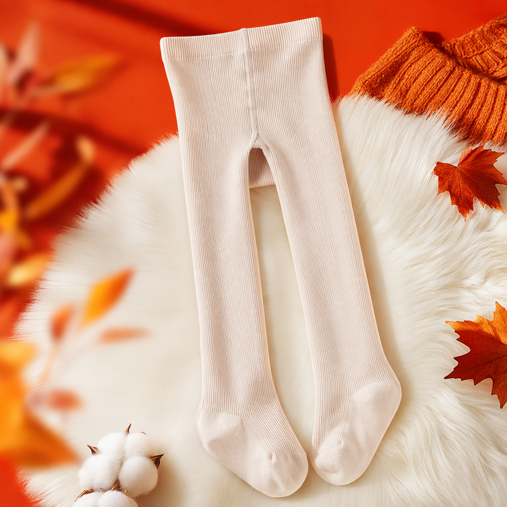 Light grey knitted pantyhose slimming, elastic and breathable women's base socks Specification image