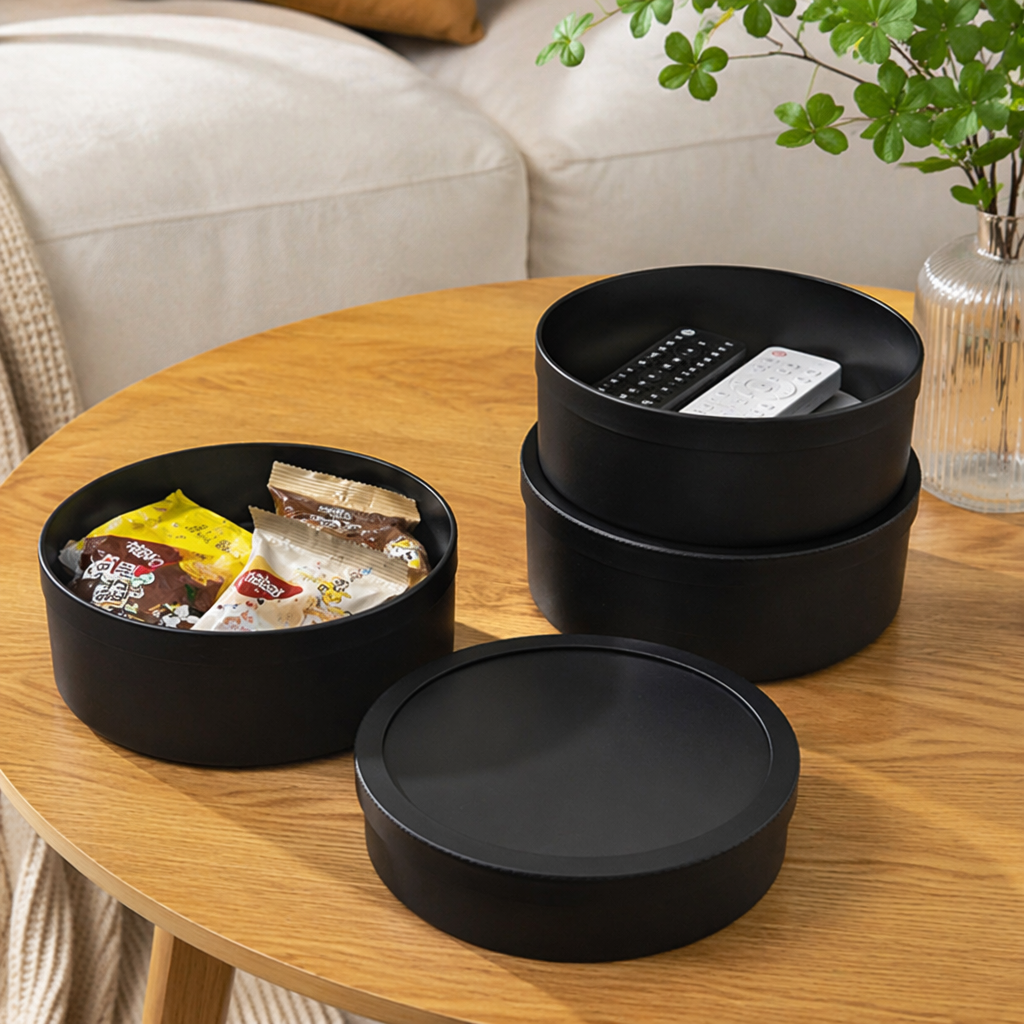 The black round gift box is exquisitely packaged and an excellent gift. It is a versatile, simple and elegant product details Picture