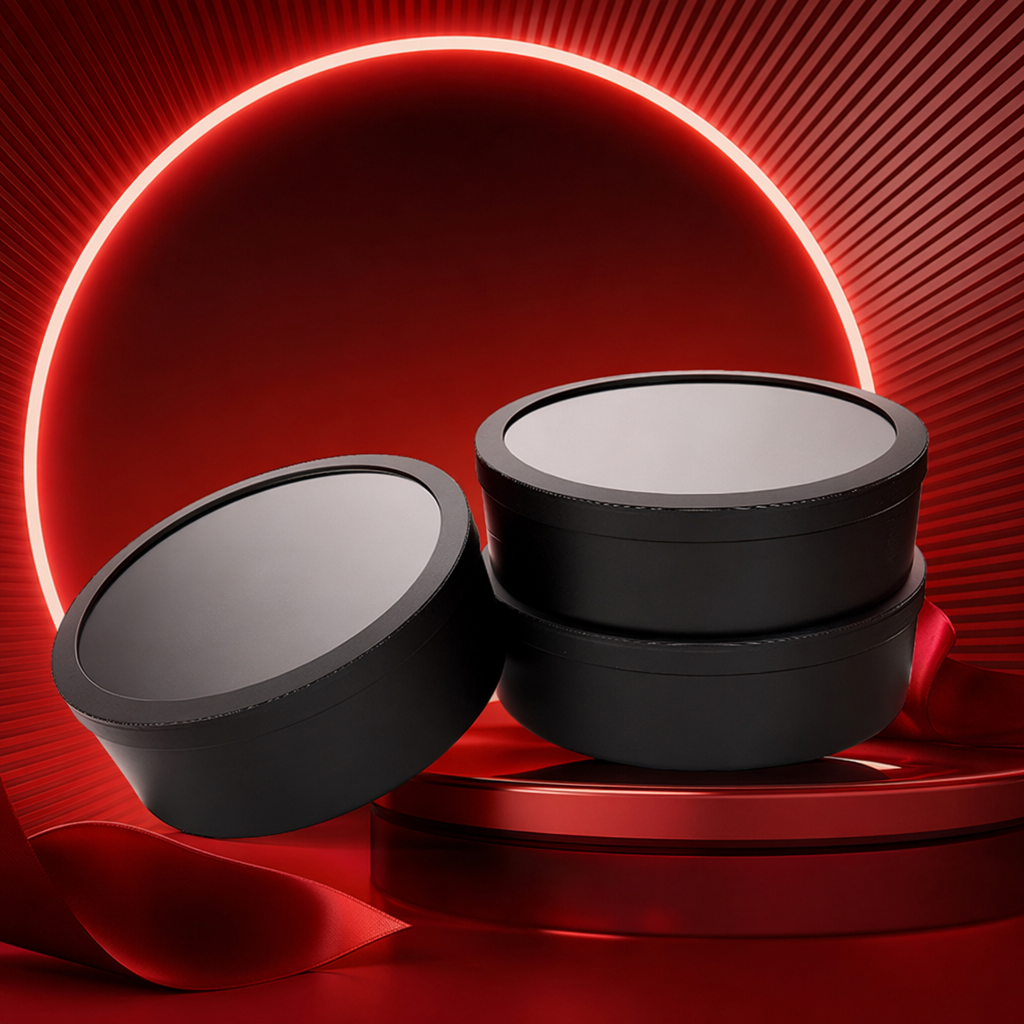 The black round gift box is exquisitely packaged and an excellent gift. It is a versatile, simple and elegant product Specification image