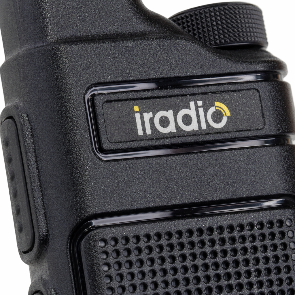 The Aideo V2PLUS black walkie-talkie with a metal body and high-definition audio quality is specially designed for outdoor construction site patrols Application Scenario