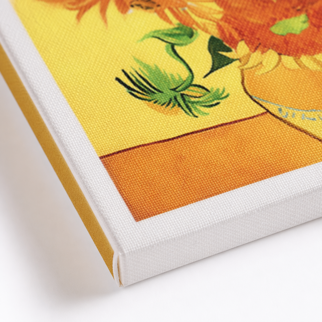 A simple and artistic notebook A5 with blank inner pages featuring sunflower paintings Application Scenario