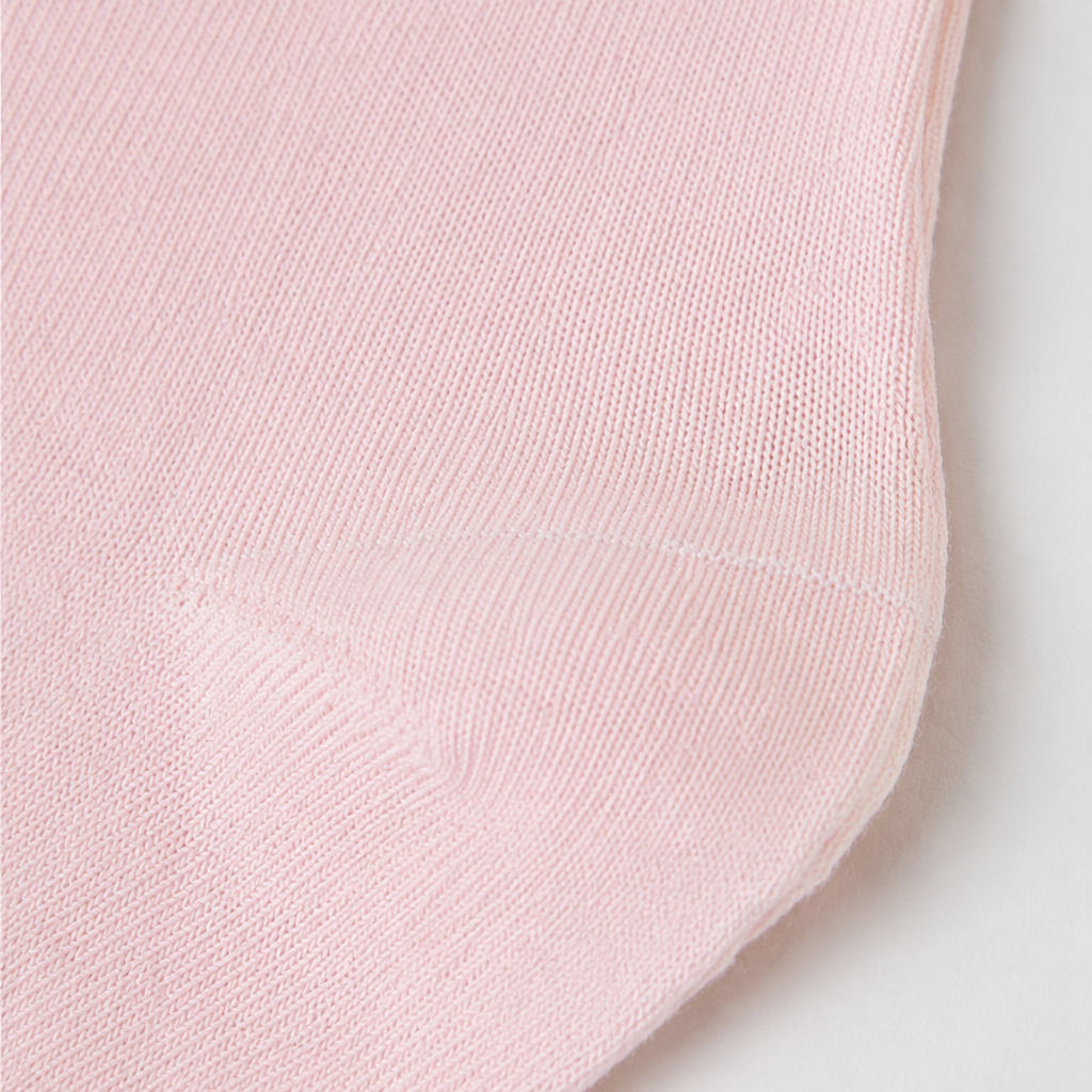 Pink pure cotton mid-calf socks for women are comfortable, breathable and versatile for daily wear Application Scenario