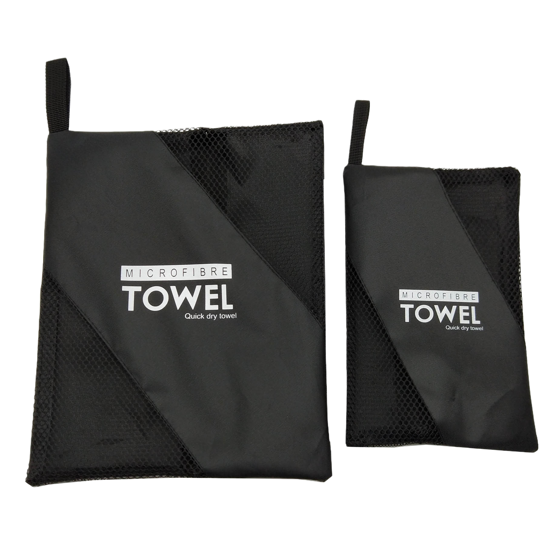 Portable dust-proof storage bag for black microfiber towels Item Picture
