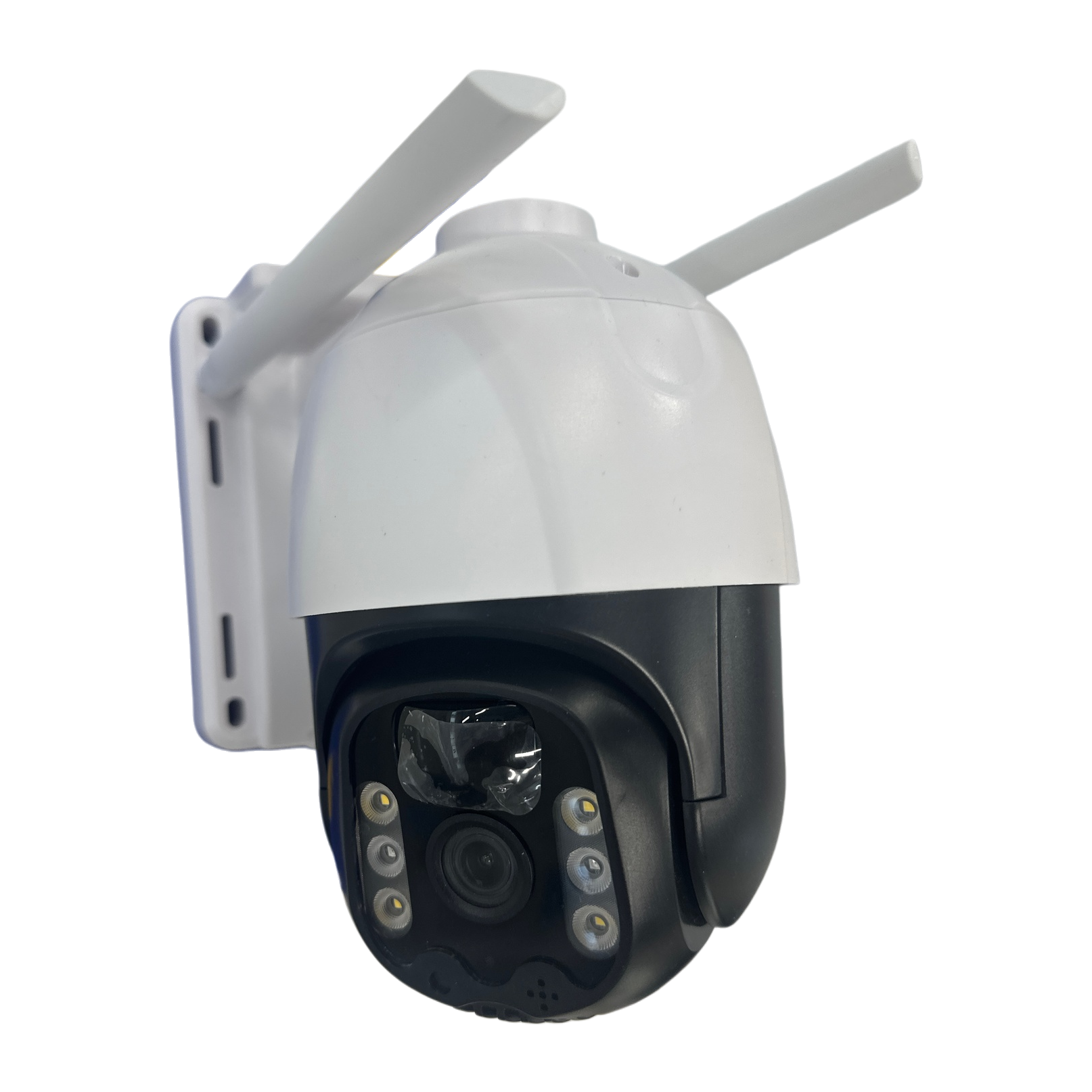 White spherical surveillance camera, home high-definition night vision wide-angle intelligent pan-tilt Item Picture