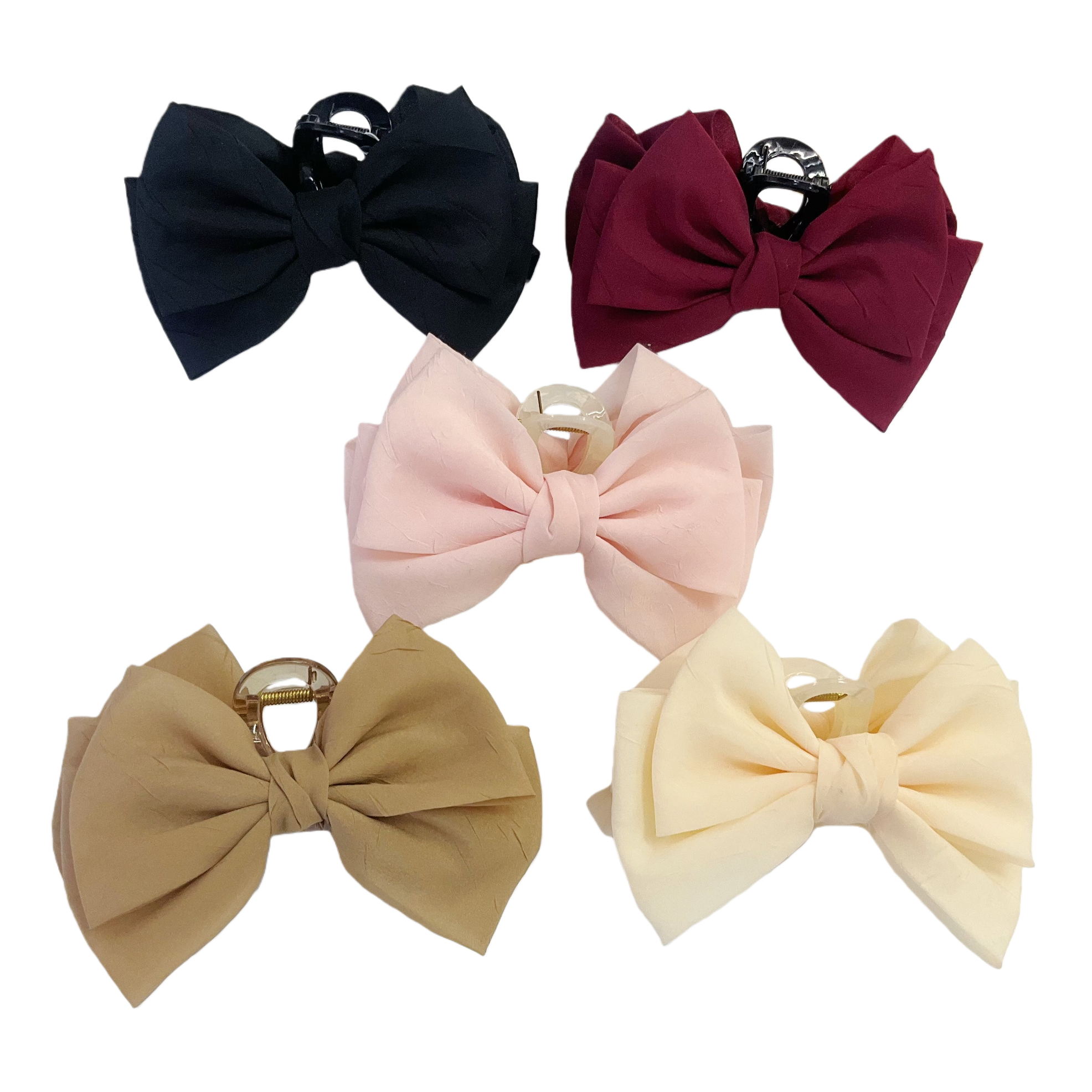 Colorful bow hair clips, cute headwear for girls, sweet, simple and versatile accessories Item Picture
