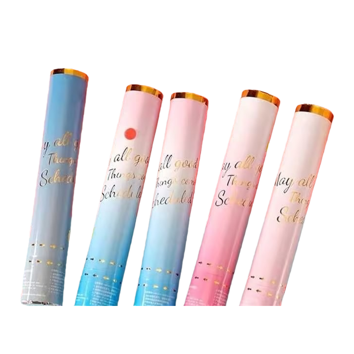Colorful firework tubes are used as decorative props for festive celebration parties to create a joyous atmosphere Item Picture
