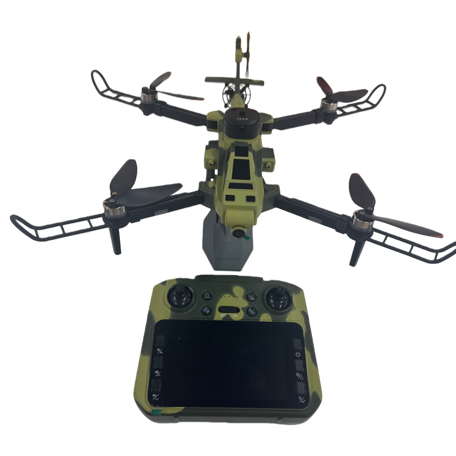 Camouflage drone and remote control high-definition aerial photography stable flight kit Item Picture
