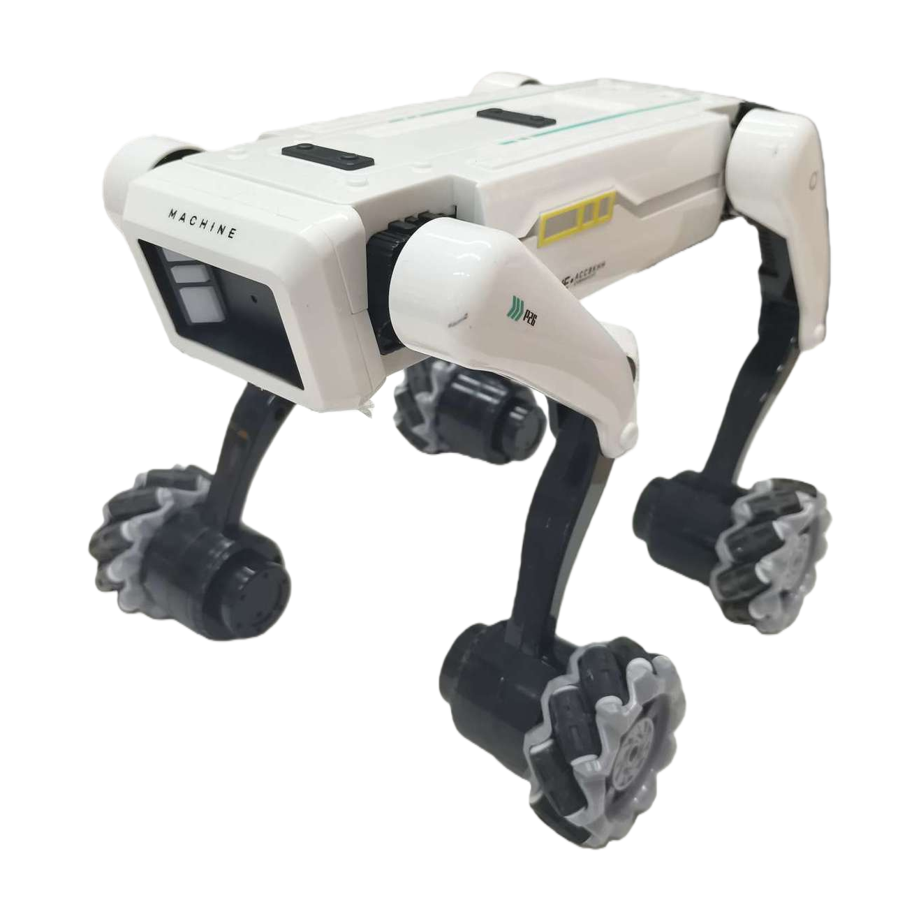 White quadruped robot bionic intelligent programmable educational toy Item Picture