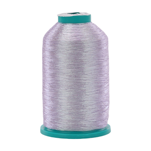 Light purple bright silk spool, high-gloss reflective gold and silver thread for sewing and embroidery Item Picture