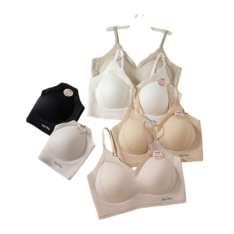 A multi-color seamless lingerie set, comfortable, breathable and rims for women's basic style Item Picture