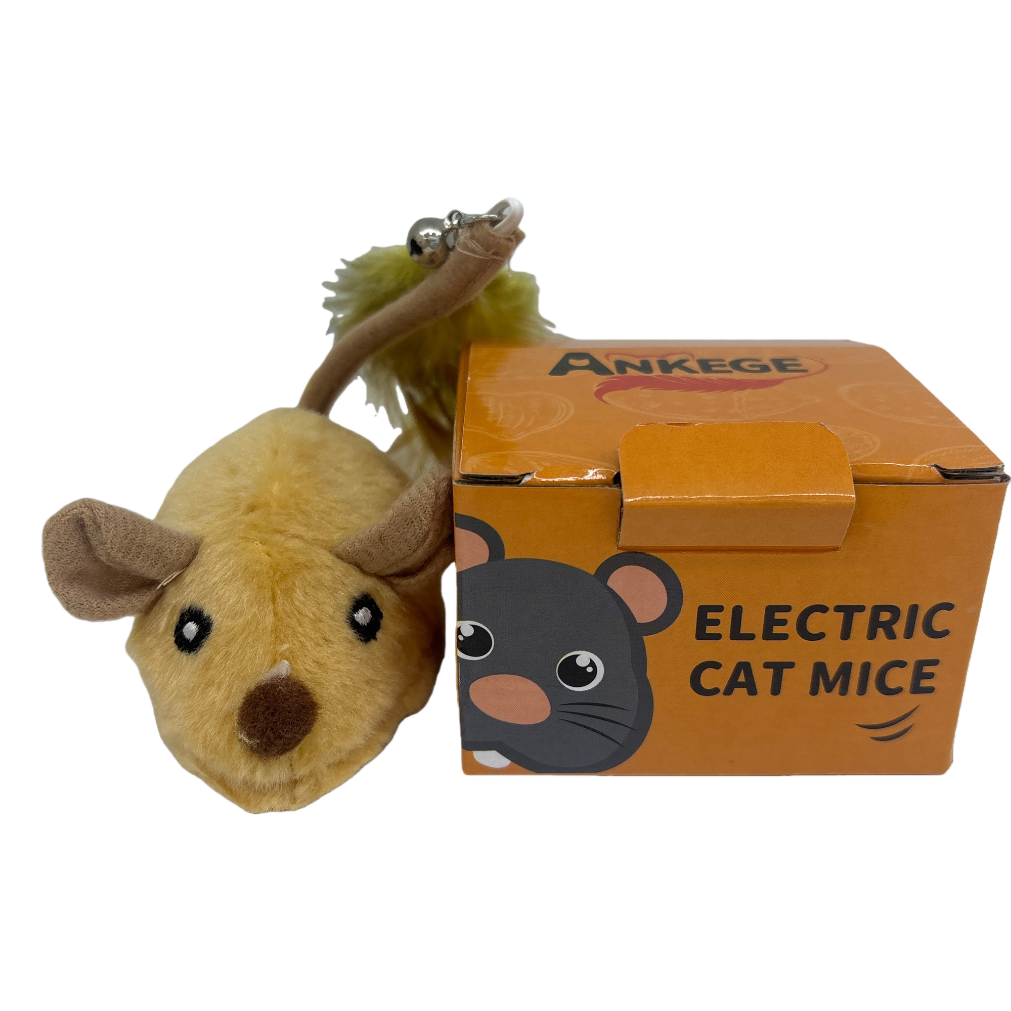 Yellow electric mouse pet toys, cat interactive toys, dog suitable pet supplies Item Picture
