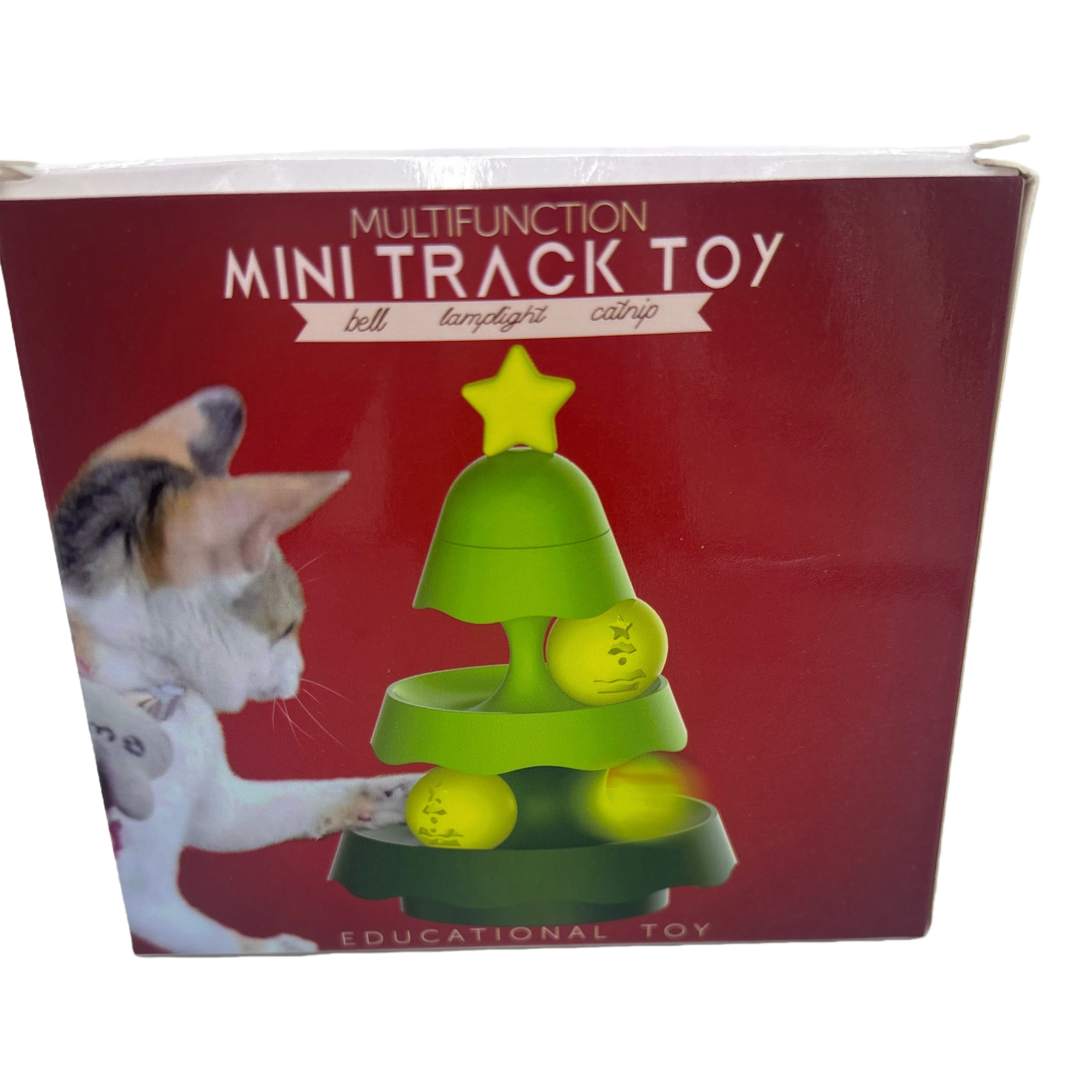 Cat toy, Christmas tree track, rotating pet toys, cat toys, dog toys, and also pet supplies Item Picture