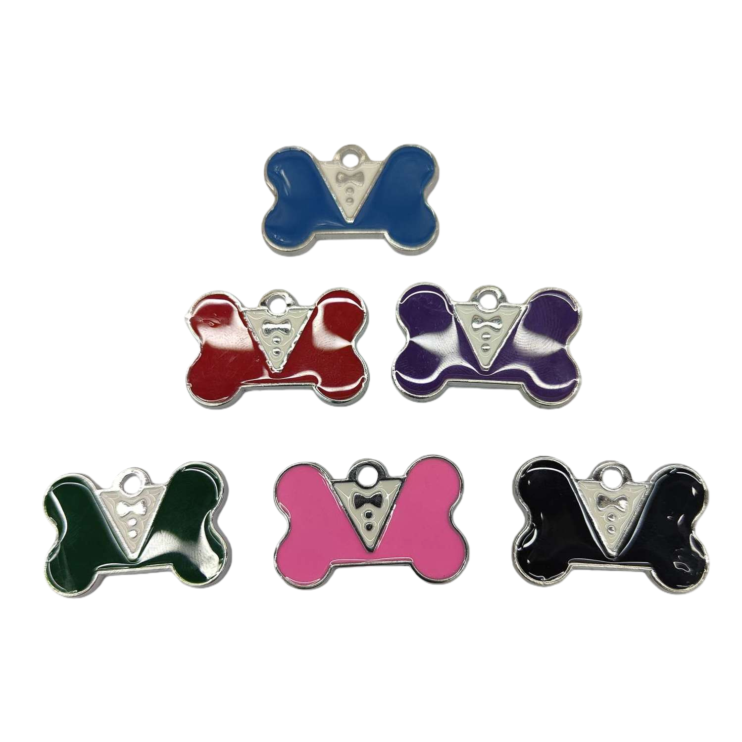 علامات مميزة على شكل طوق أليف ملونة Item Picture