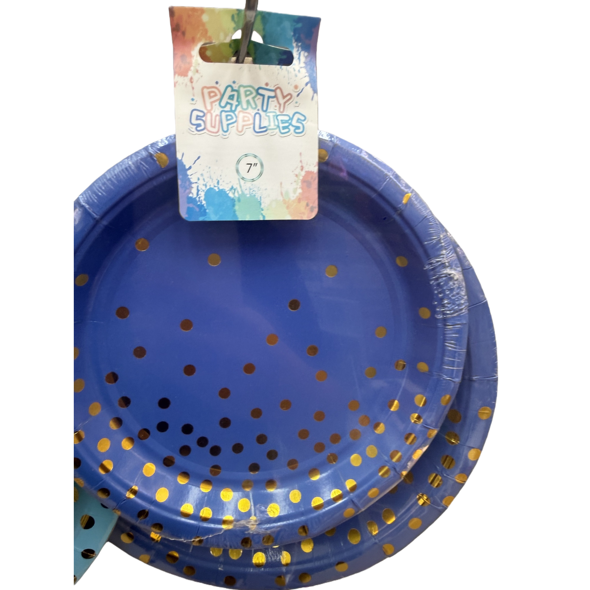 قطعة ذهبية زرقاء، حفلة مزخرفة Item Picture
