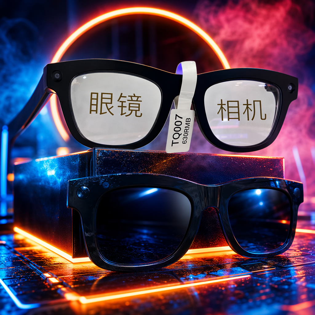 黑色智能眼镜细节图