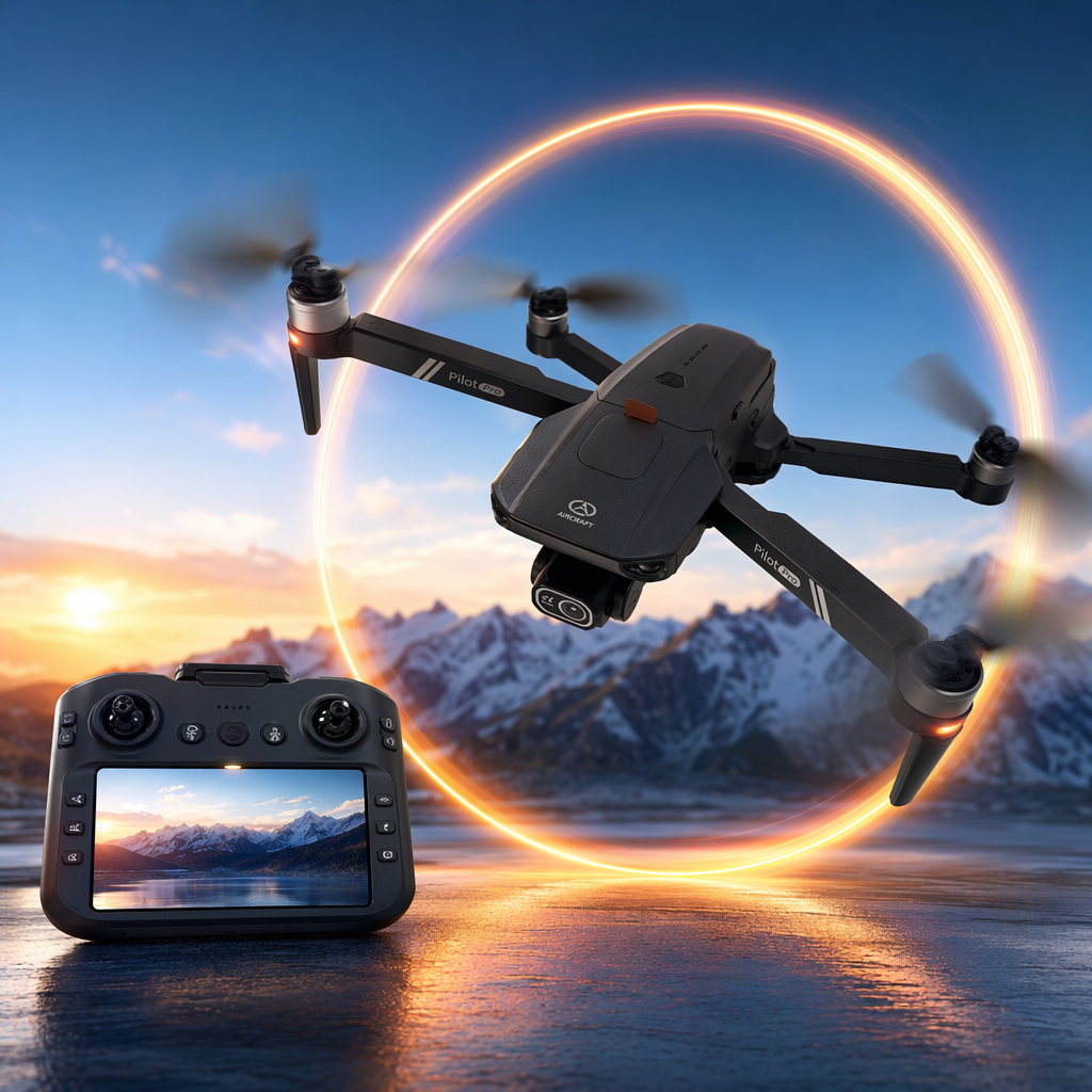 Black drone and remote control carbon fiber body 4K aerial photography stable flight kit Specification image