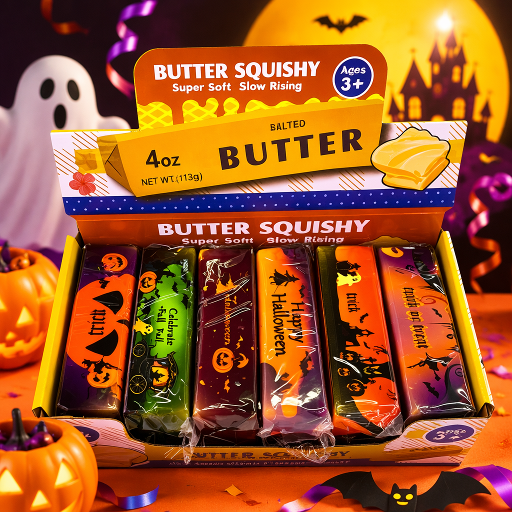 Colorful Halloween-themed butter gummy candy gift box Festival candy Creative snacks п oд arrok Specification image