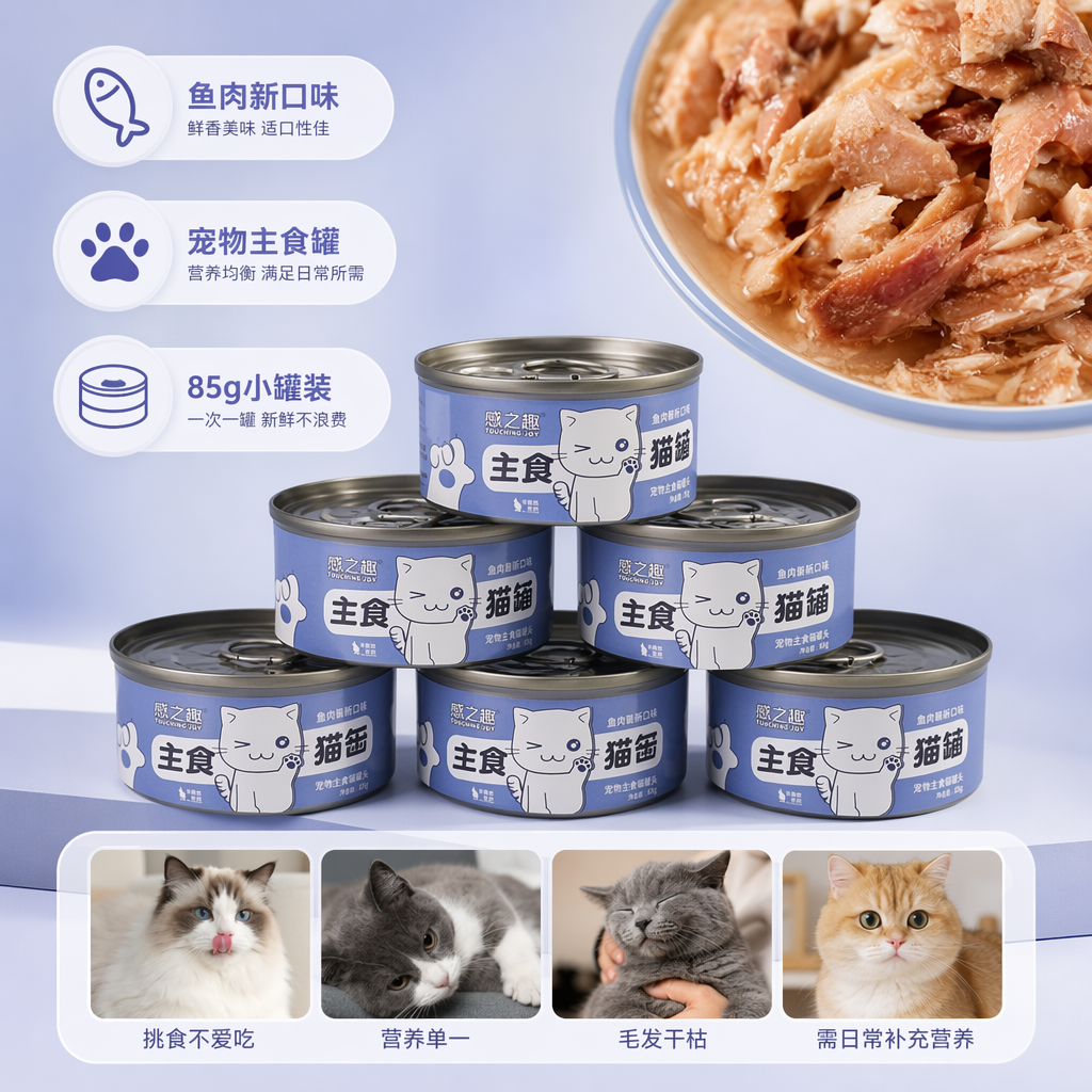 蓝色罐头食品 金枪鱼番茄酱风味 180g 开罐即食便携装