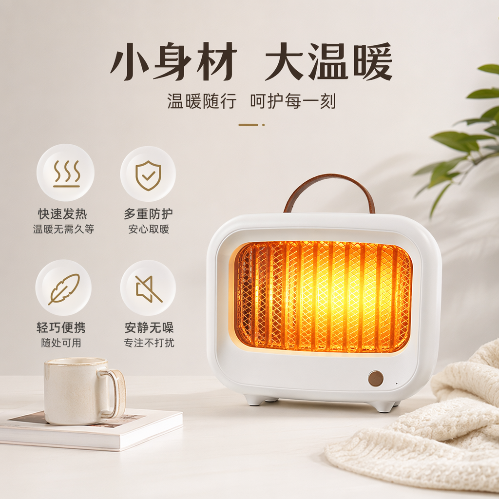 白色电击式灭蚊灯家用静音节能卧室客厅驱蚊器