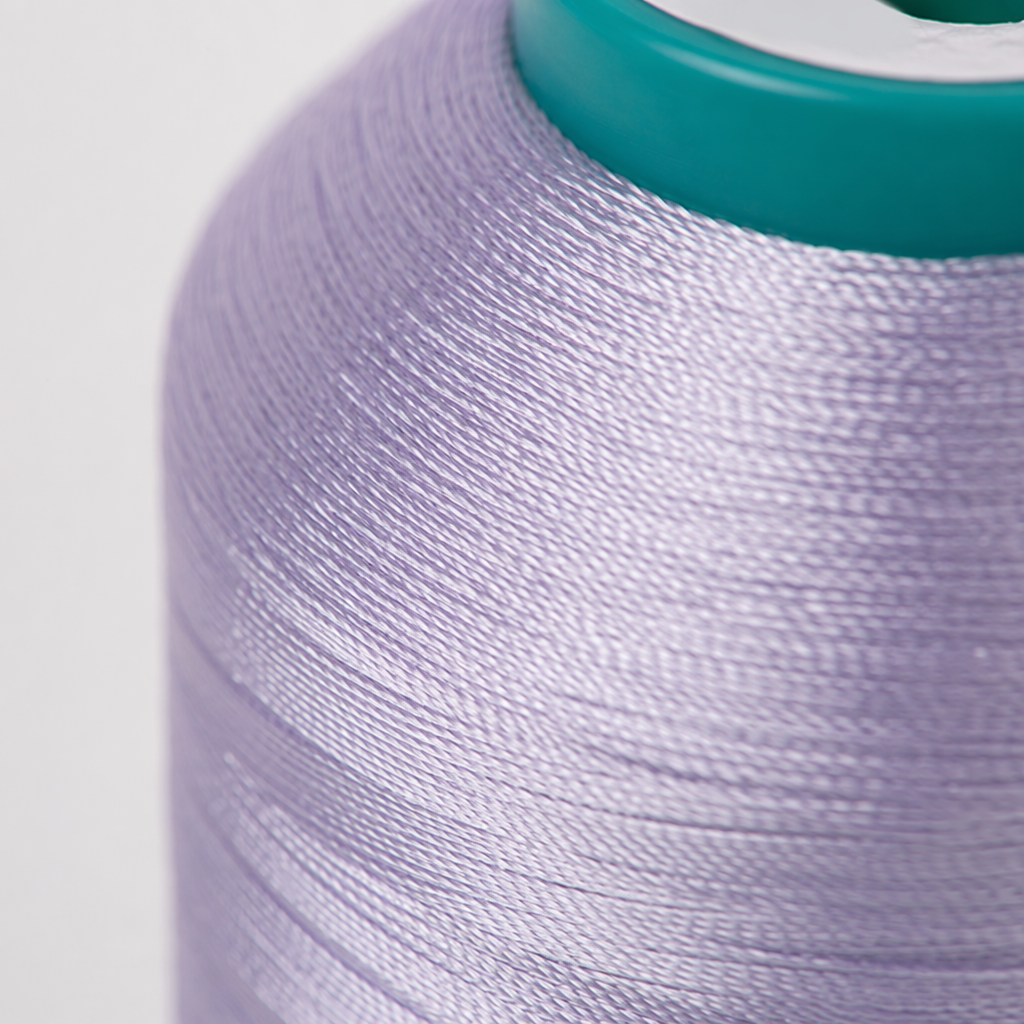 Light purple bright silk spool, high-gloss reflective gold and silver thread for sewing and embroidery Application Scenario