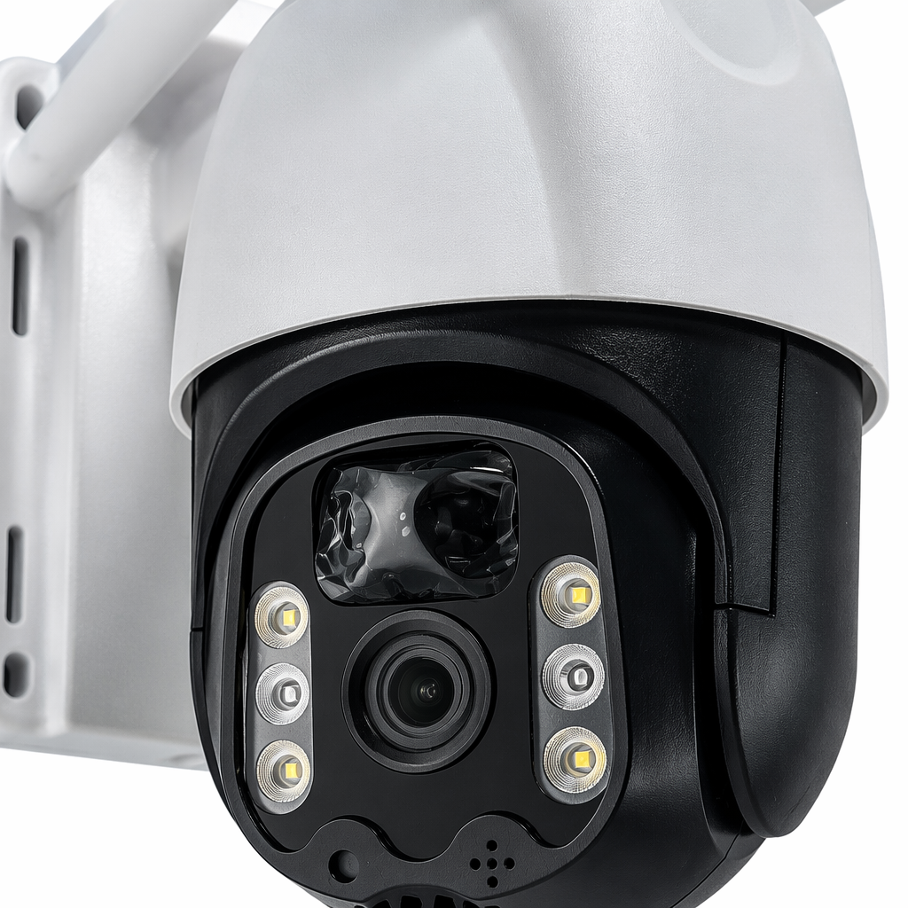 White spherical surveillance camera, home high-definition night vision wide-angle intelligent pan-tilt Application Scenario