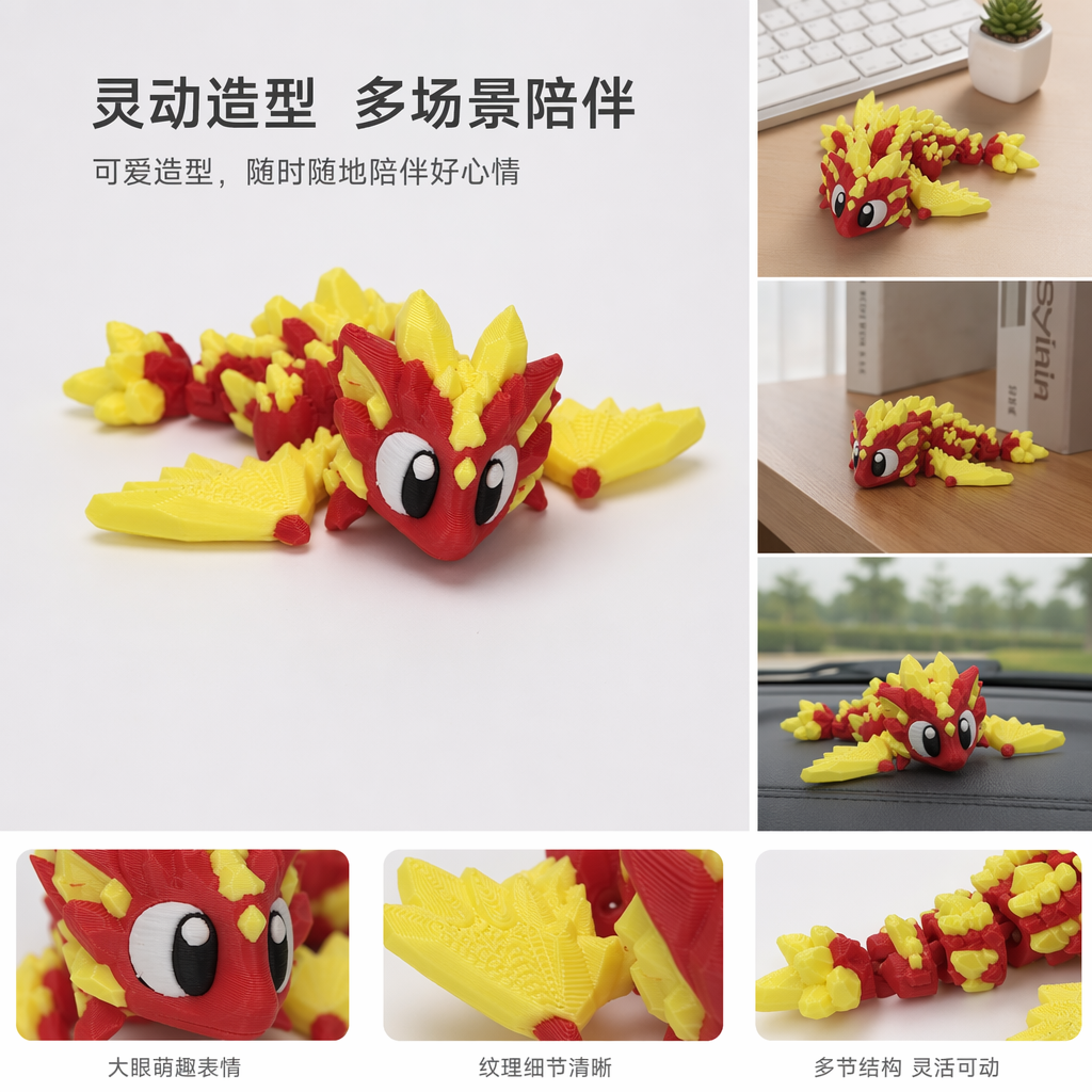 3D打印玩具火龙