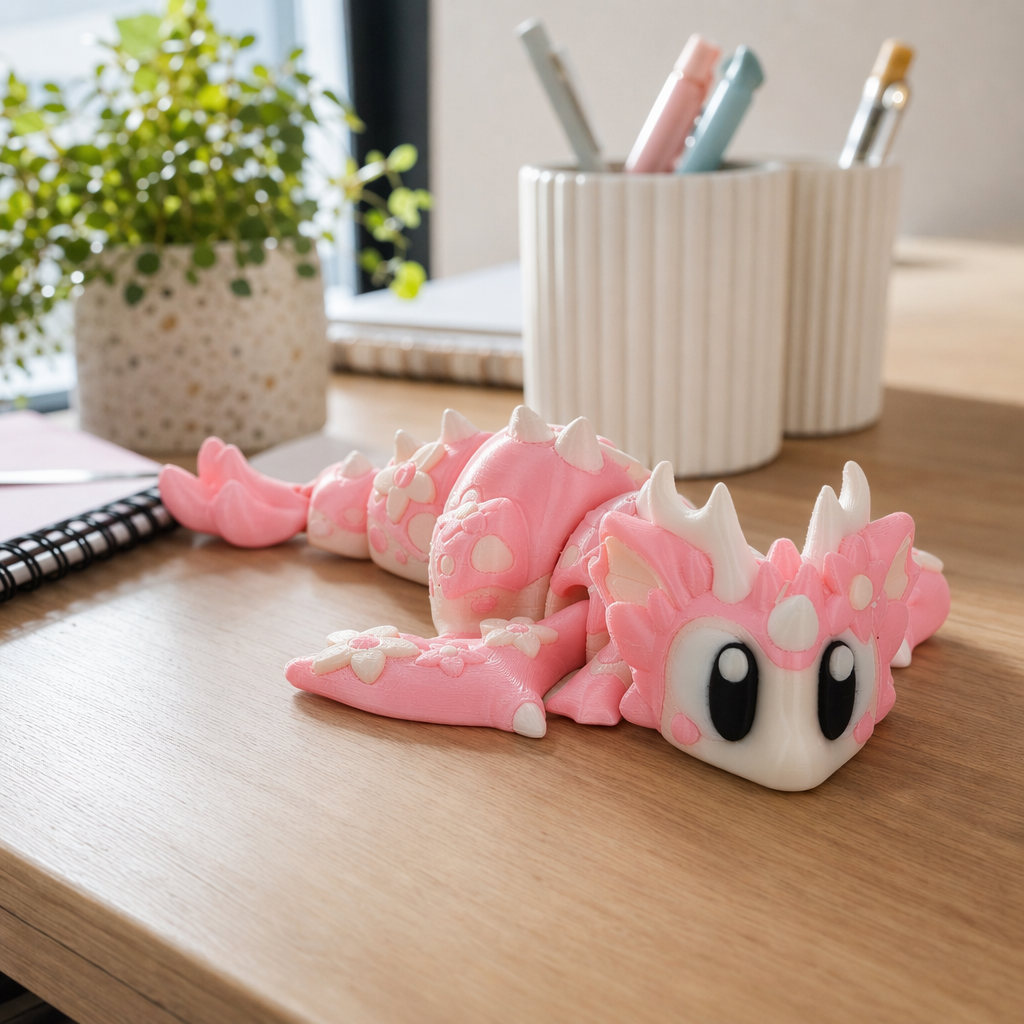 3D打印玩具樱花龙产品图