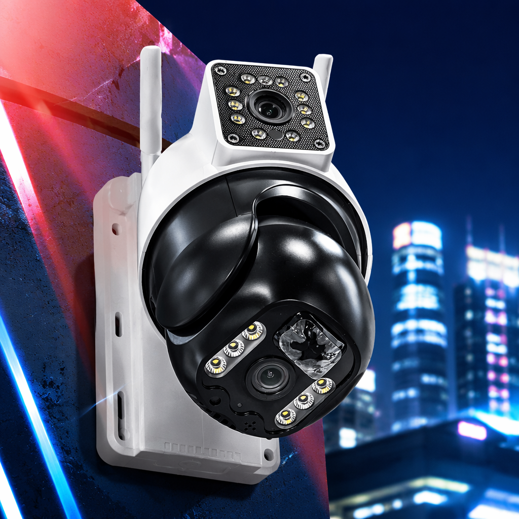Black-and-white surveillance cameras, high-definition night vision, waterproof outdoor home and commercial security cameras Specification image