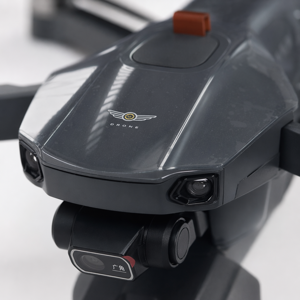 Black drone and remote control 4K high-definition aerial photography stabilizer foldable portable smart remote control Application Scenario