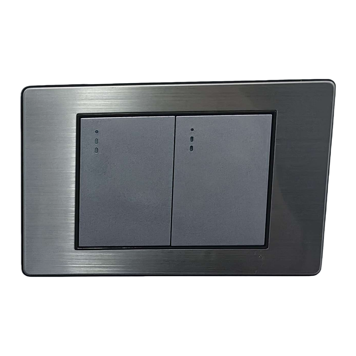 CM stainless steel American-style double wall switch, simple and modern wall socket for home decoration, exclusively for export Item Picture