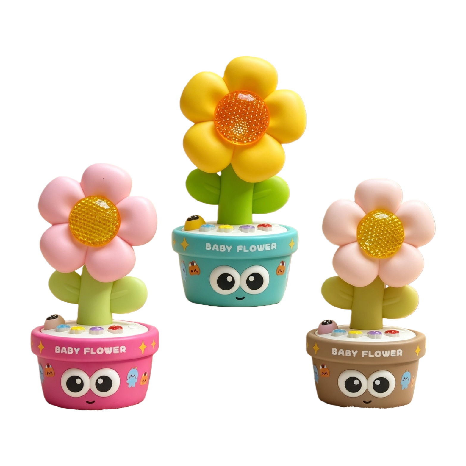 Colorful flower educational toys for children's early education, grasping, kneading and sensory integration training Item Picture