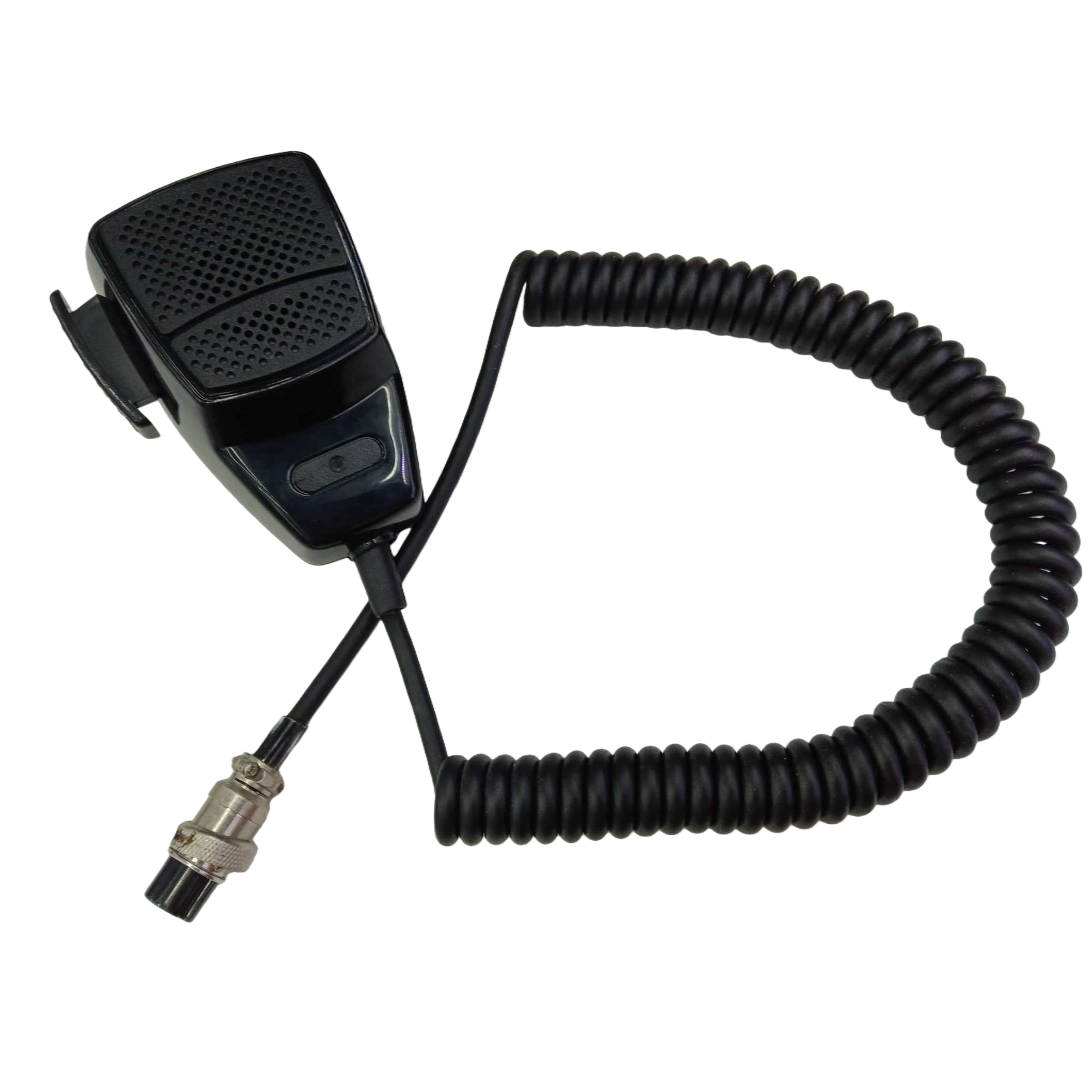 Black microphone with spiral cable, professional recording, karaoke and live streaming with high-fidelity sound quality Item Picture
