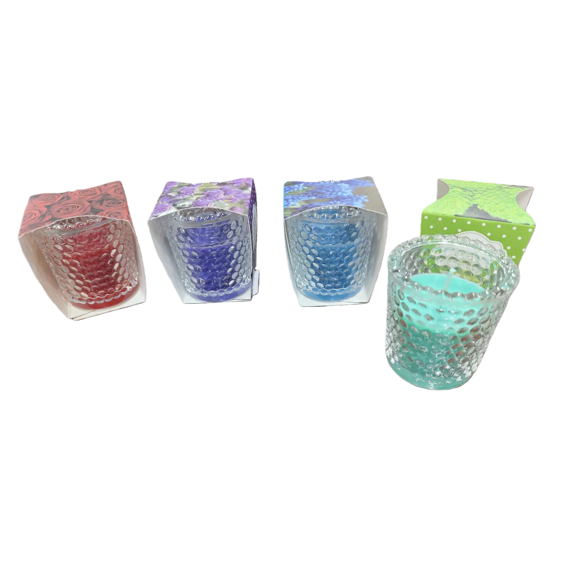 Colorful candle cups, scented candles, home decorations, festive atmosphere, romantic home ornaments Item Picture