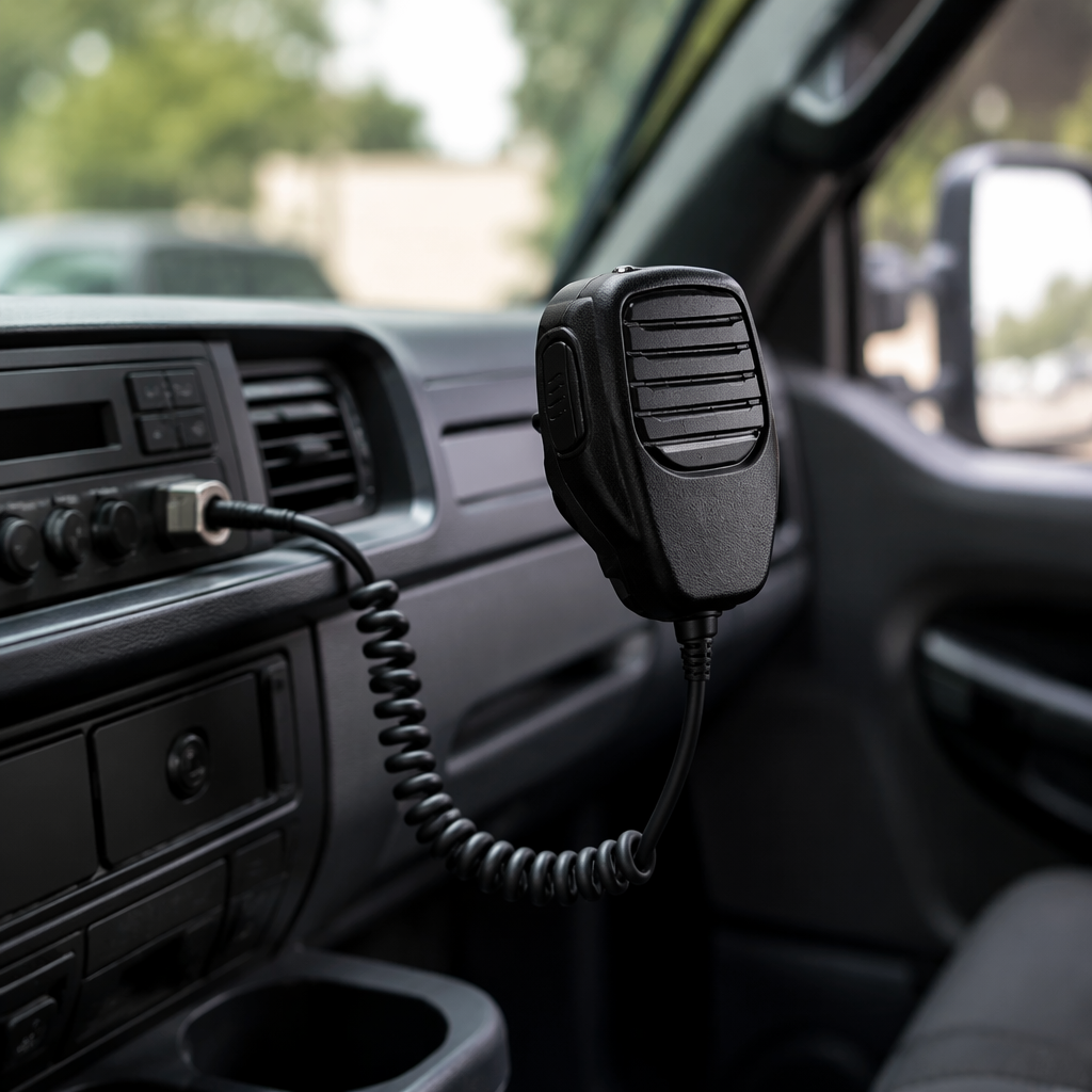 The Aikemu HM-II8N hand-held microphone, a black microphone with a spiral cable and a metal body, is a noise-canceling live streaming karaoke recording device details Picture