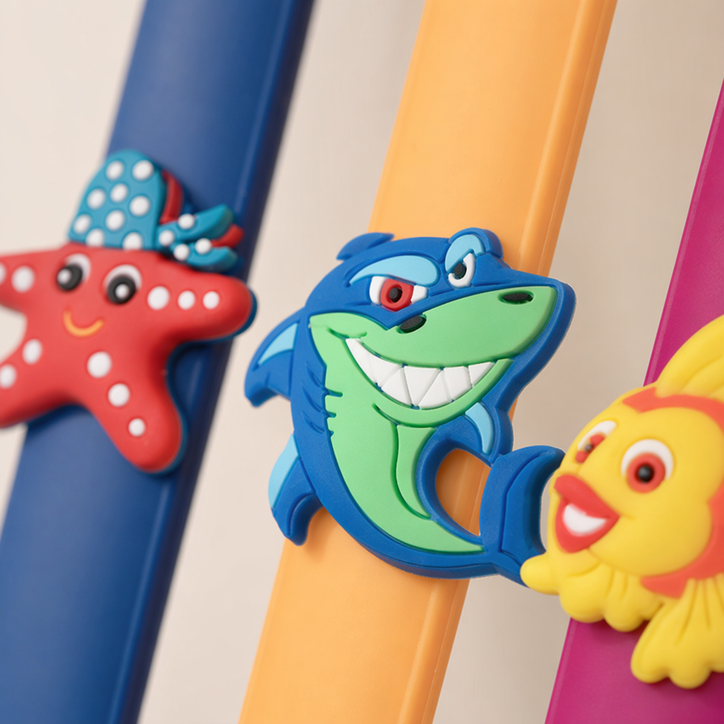 Colorful children's wristband, multi-color silicone adjustable, safe and non-toxic baby wrist strap Application Scenario