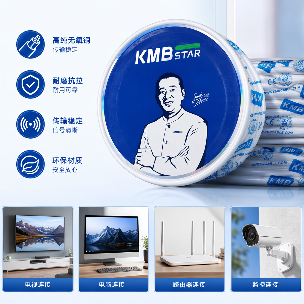 KMB STAR Blue circular cable reel