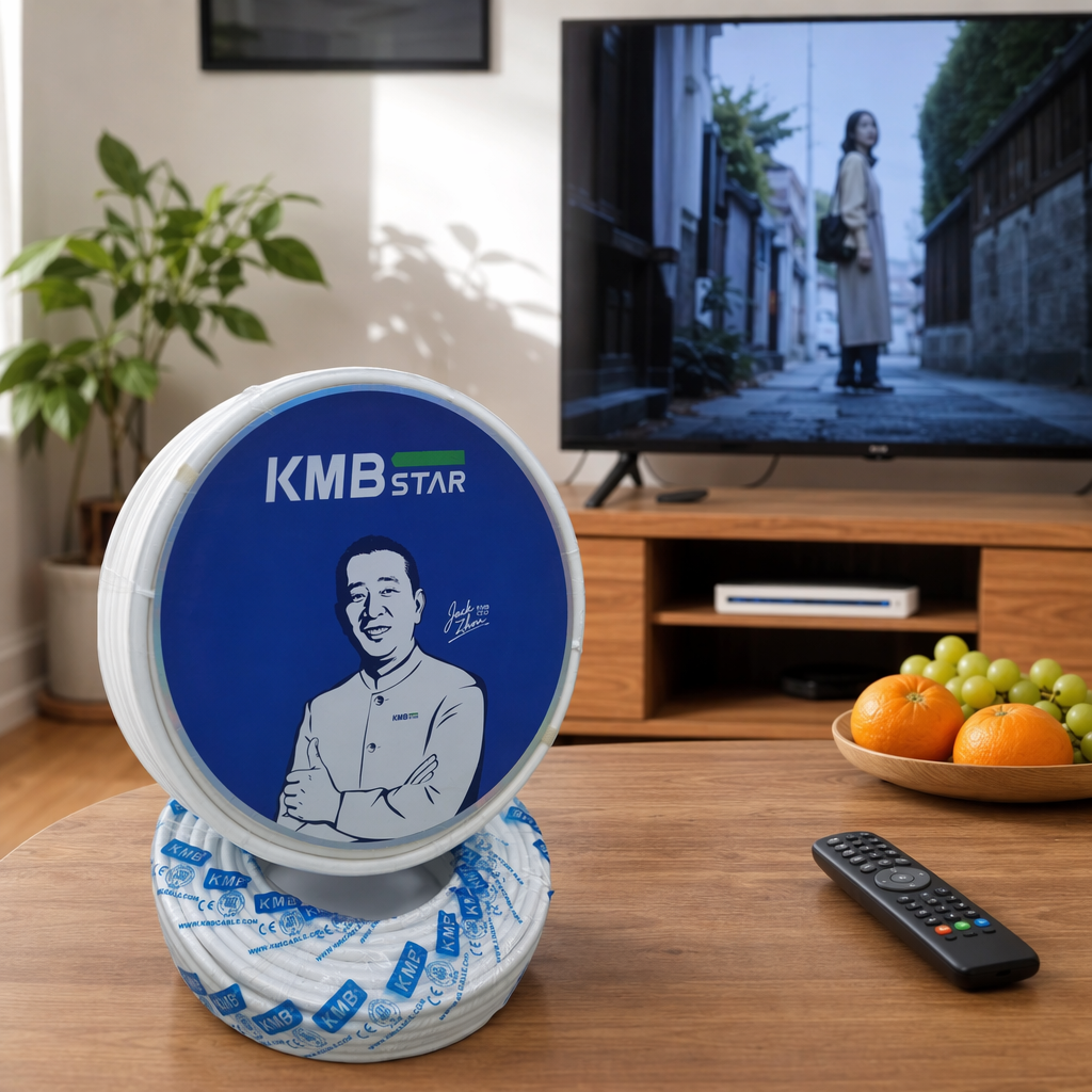 KMB STAR Blue circular cable reel details Picture
