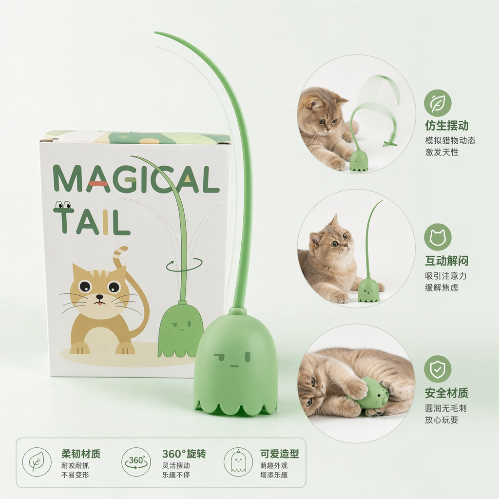 魔尾逗猫棒可摆动宠物玩具猫咪宠物用品
