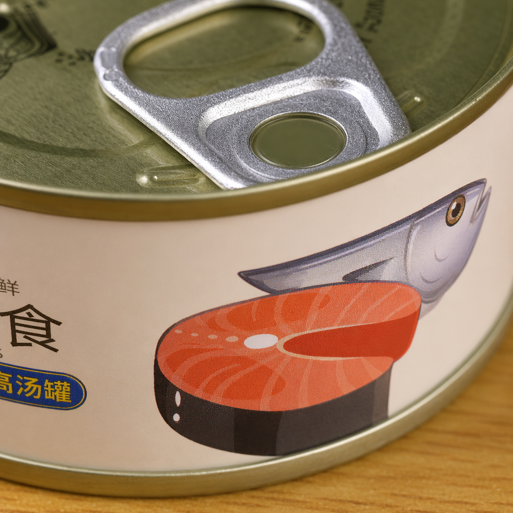 White canned pet snacks, suitable for both cats and dogs, meat puree, high-protein and easily digestible pet food Application Scenario