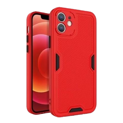 The red phone case is a universal anti-drop soft silicone protective cover for Apple, Huawei and Xiaomi Item Picture