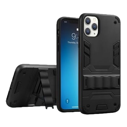 Black phone case, light and scratch-resistant, fully wrapped with TPU, compatible with Apple, Huawei and Xiaomi Item Picture