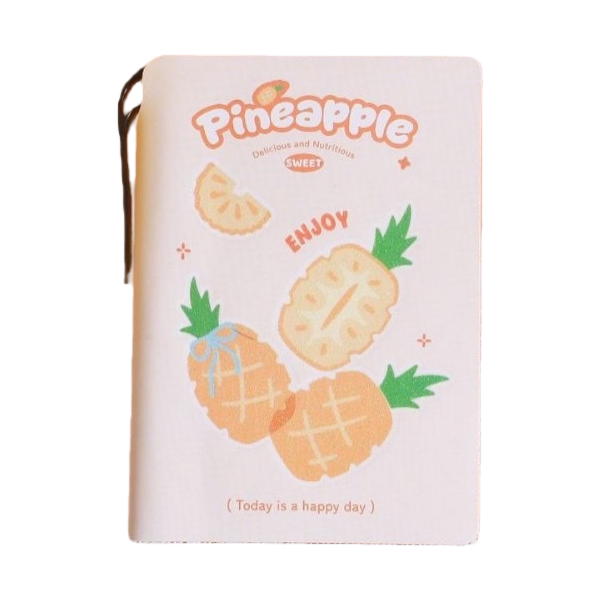 دفتر ملاحظات عن موضوع الأناناس الوردي يبسط الرياح (A5)، Item Picture