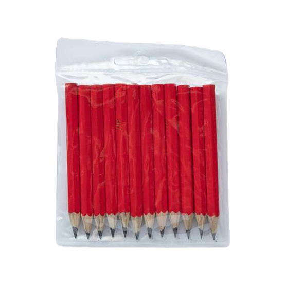 Red pencil, a special drawing and writing pencil for students, with an eco-friendly wooden lead core Item Picture
