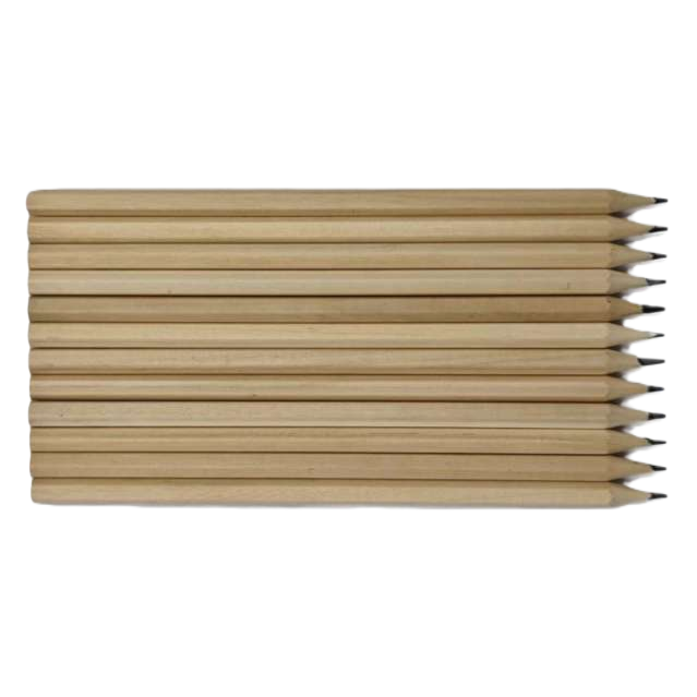 Light-colored wooden pencils, natural wood sketching, drawing and writing stationery Item Picture