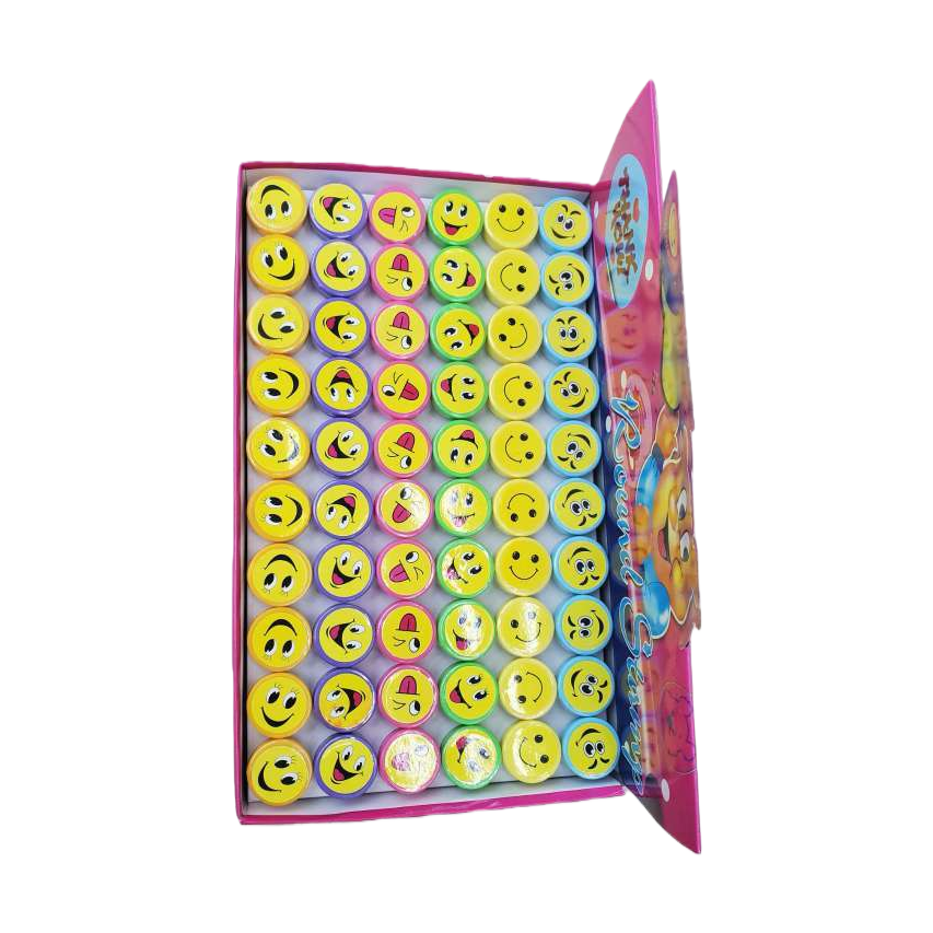 Colorful smiling face stickers, children's DIY decorative stickers, creative and fun Item Picture