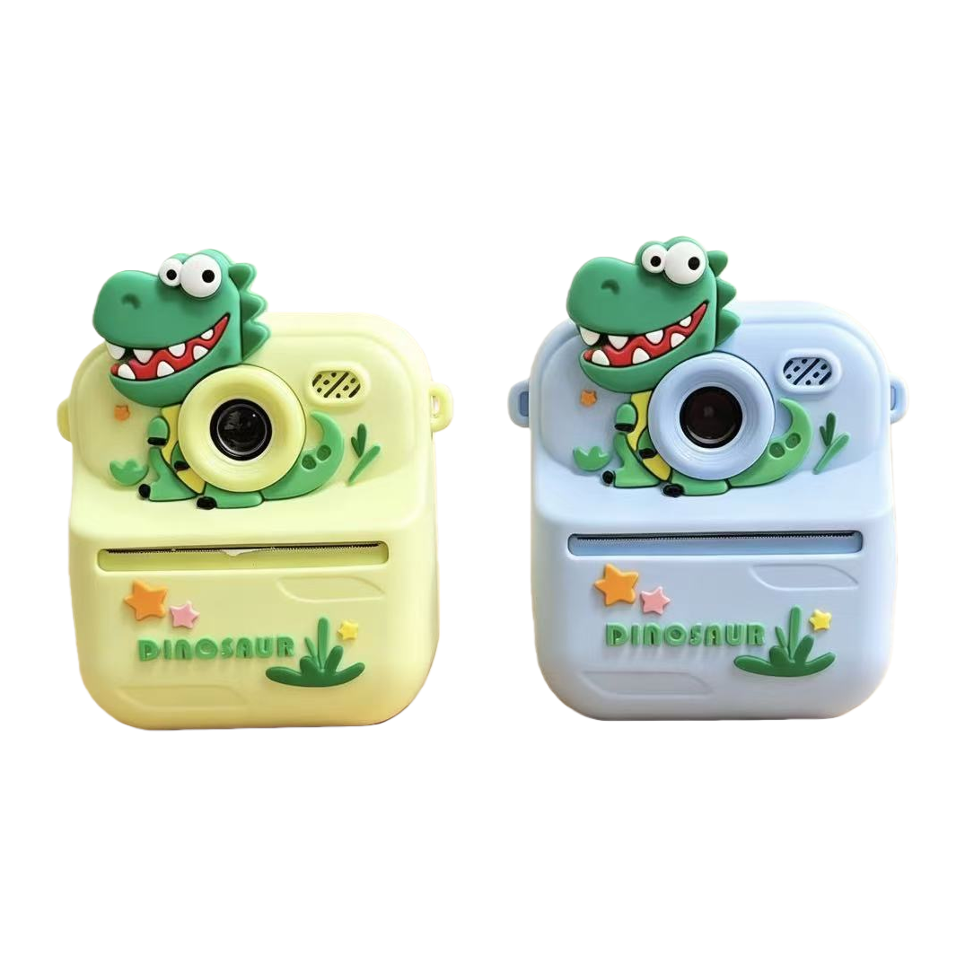 Yellow dinosaur camera and blue dinosaur camera children's educational photo-taking toys Item Picture