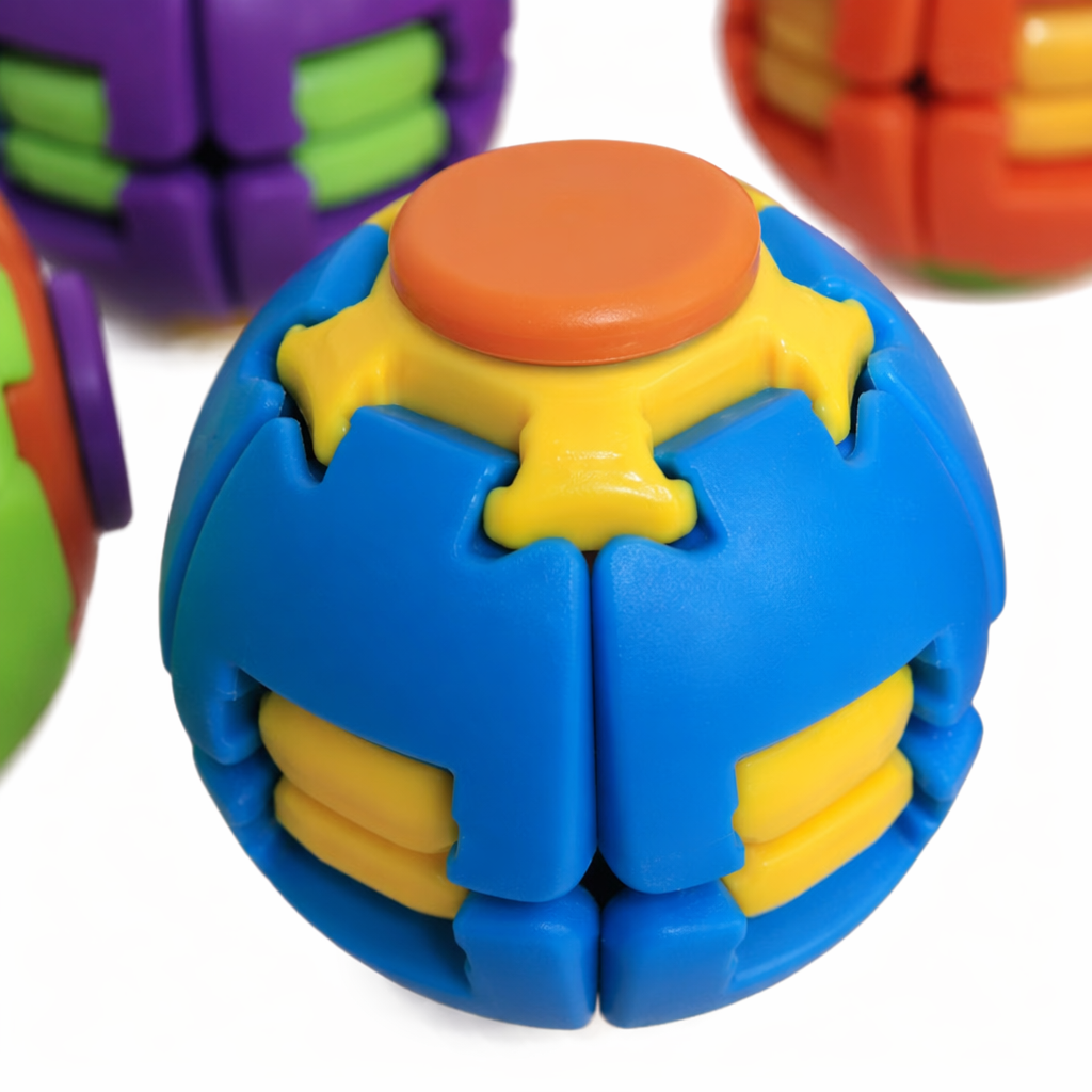 Colorful patchwork spherical educational toys for children's early education hands-on ability training Application Scenario