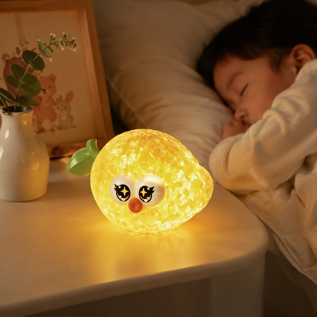 黄色柠檬造型夜灯产品图