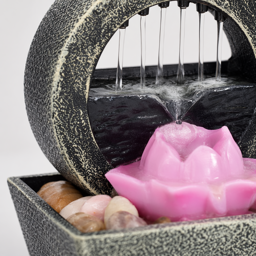 Living room, home, office, desktop, small fountain, flowing water display, landscape decoration, craft gift display Application Scenario