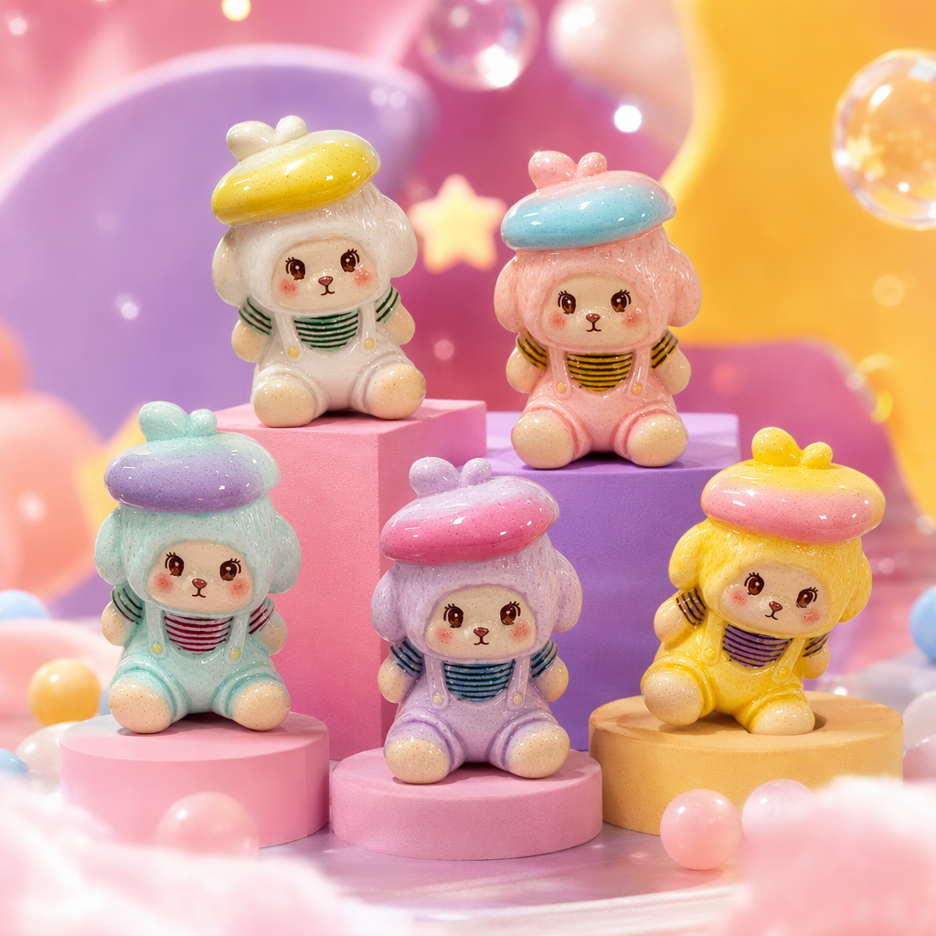 Colorful plush sheep dolls, cute and soft children's throw pillows, are great gifts Specification image